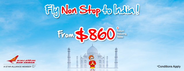 Non Stop Flight to India