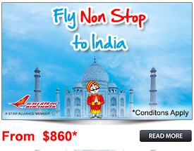 Fly Non Stop to India