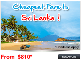Cheapest Fare to Sri Lanka