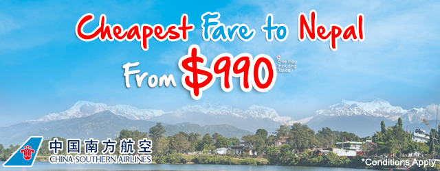 Cheapest Fare to Nepal