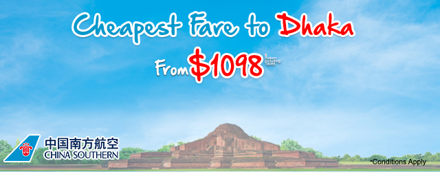 Fly with China southern Airlines From Melbourne to Dhaka